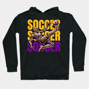 Robot Soccer Player Hoodie